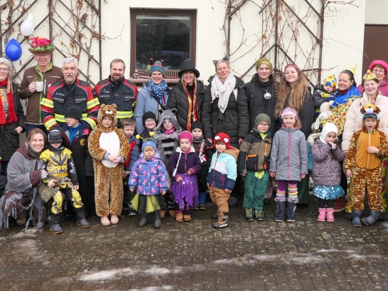 Närrischer Lindwurm in&nbsp;Lanzingen